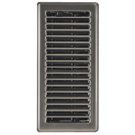 Tool RG3300 4 x10 in. Satin Nickel Floor Register TO135587